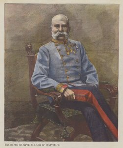 Francesco Giuseppe på sin 70-årsdag