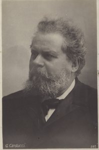 Giosue Carducci (1835-1907), Nobelprisbelönt italiensk poet av Italian Photographer
