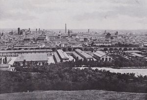 Italien: Bologna, panorama över staden (s/v foto) av Italian Photographer