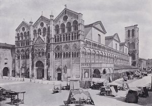 Italien: Cathedral, Ferrara (s/v foto) av Italian Photographer