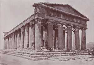 Italien: Temple of Concordia, Agrigento (s/v foto) av Italian Photographer