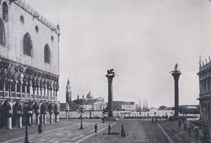 Italien: Venedig, Piazzetta (s/v foto) av Italian Photographer