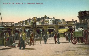Marina market, Valletta (färgfoto) av Italian Photographer