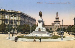 Milano, Italien, Foro Bonaparte, Palazzo Dell Eden av Italian Photographer