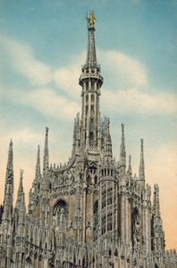 Milano / Milano: La Madonnina (färgfoto) av Italian Photographer