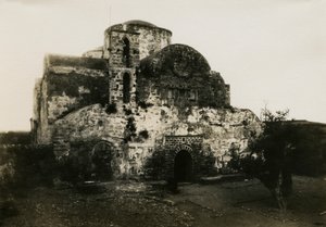 Monastery o Agios Varnavas, Engomi, Cyprus, ata na pueina e Camille Enlart, Parisswed av Italian Photographer