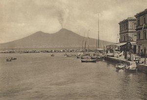 Neapel: S Lucia Col Vesuvio (s/v foto) av Italian Photographer