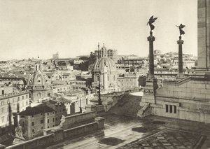 Panorama från monumentet till Victor Emanuel av Italian Photographer