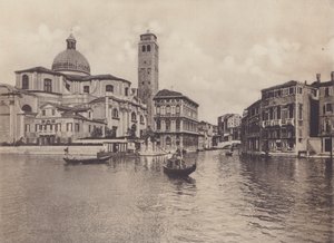 Rio Cannareggio och Palazzo Labia (s/v foto) av Italian Photographer