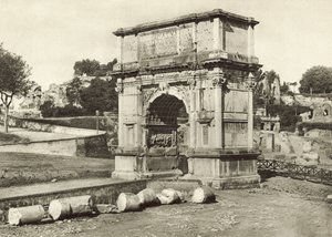 Forum Romanum, Titusbågen av Italian Photographer