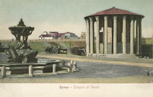 Rom, Italien, Vesta-templet av Italian Photographer