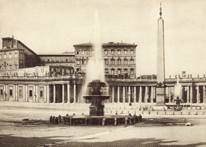 S Peters Square och Vatikanpalatset av Italian Photographer