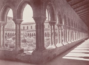 Sicilien: Klostret, Monreale (svartvitt foto) av Italian Photographer