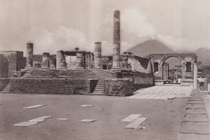 Jupiters tempel, Jupiters tempel (s/v foto) av Italian Photographer