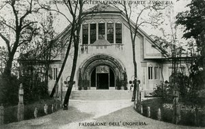 Den ungerska paviljongen vid den internationella konstutställningen, Venedig av Italian Photographer