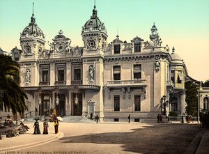 Fasaden på kasinot i Monte Carlo, i Monaco, Frankrike av Italian Photographer