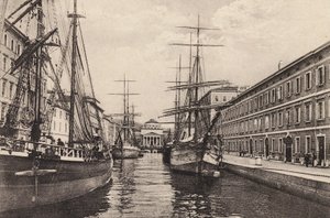 Trieste: Canale Grande (svartvitt foto) av Italian Photographer
