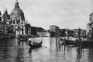 Venedig, Salute Church (s/v foto) av Italian Photographer