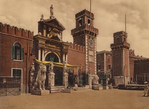 Venezia / Venedig: Regio Arsenale Marittimo (färgfoto) av Italian Photographer