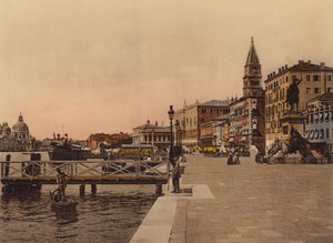 Venezia / Venedig: Riva degli Schiavoni (färgfoto) av Italian Photographer