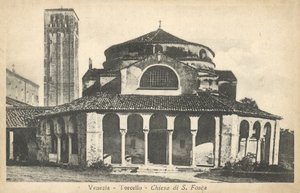 Venedig, Torcello, Kyrkan S Fosca av Italian Photographer
