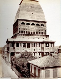 Utsikt över den Antonellianska mullvaden i Turin, c.1878 av Italian Photographer