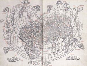 En karta över världen, 1511 av Italian School