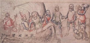 Lägg till 15477 fol.2v Jason avgår på sin resa, från 