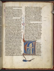 Lägg till MS 8785 Bartholomaeus Anglicus, De Proprietatibus rerum (Om sakernas egenskaper) c.1300-09 (bläck, färg & guld på veläng) av Italian School