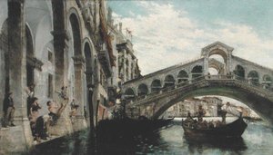 En ovanlig last, ca 1890 (olja på duk) av Italian School