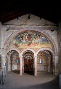 Apokalyps - fresk av Italian School