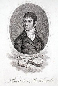 Bartolomeo Bortolozzi (f.1773) graverad av Scheffner (gravyr) av Italian School