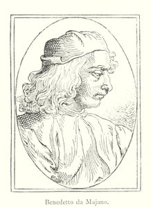 Benedetto da Majano (gravyr) av Italian School