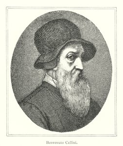 Benvenuto Cellini (gravyr) av Italian School