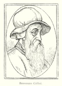 Benvenuto Cellini (gravyr) av Italian School