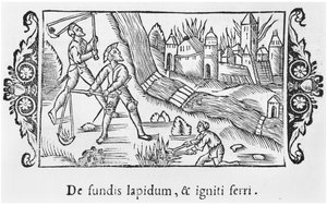 Erövring av en stad genom eld, illustration från History of the Northern Nations av Olaus Magnus (1490-1558), publicerad i Rom, 1555 av Italian School