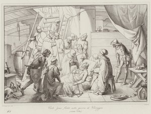 Carlo Zeno skadades i Chioggia-kriget av Italian School