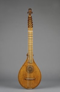 Cittern (Kreta) (lönn, blå sten, elfenben) av Italian School