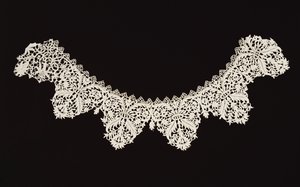 Krage, från Venedig, 1625-50 (linne och nålspets) av Italian School