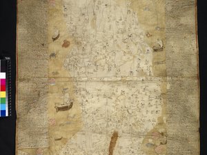 Cotton Roll XIII, 44 Italiens provins modern plats (vellum) av Italian School