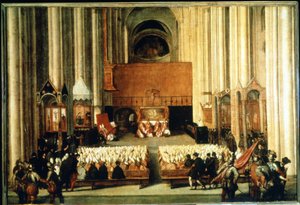 Konciliet i Trent (1545 - 1563). italiensk skola av Italian School
