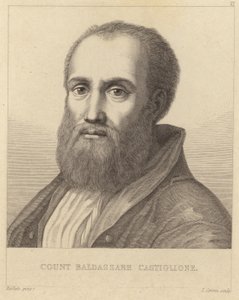 Greve Baldassare Castiglione (1478-1529) av Italian School