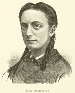 Elena Casati Sacchi (gravyr) av Italian School