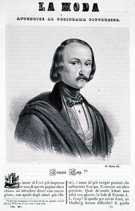 Ernesto Coop, graverad av G. Riccio (litho) av Italian School