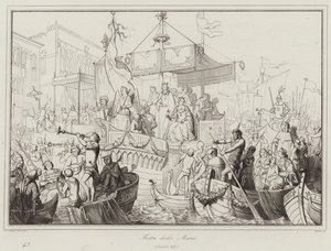 Festa delle Marie, 1200-talet (gravyr) av Italian School