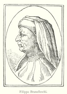 Filippo Brunelleschi (gravyr) av Italian School