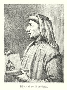 Filippo di ser Brunellesco (gravyr) av Italian School