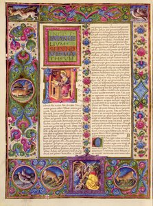 Fol.135v Andra Matteusevangeliet, från Borso d