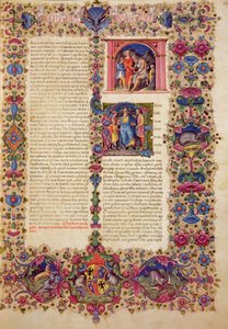 Fol.167r First Book of Chronicles, från Borso d