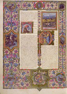 Fol.270v Öppning till Salomos bok, från Borso d